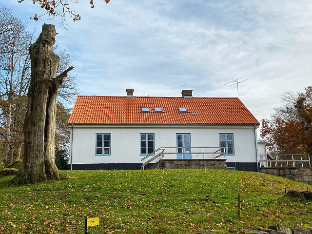 Boningshuset på Mölleröds Kungsgård baksida